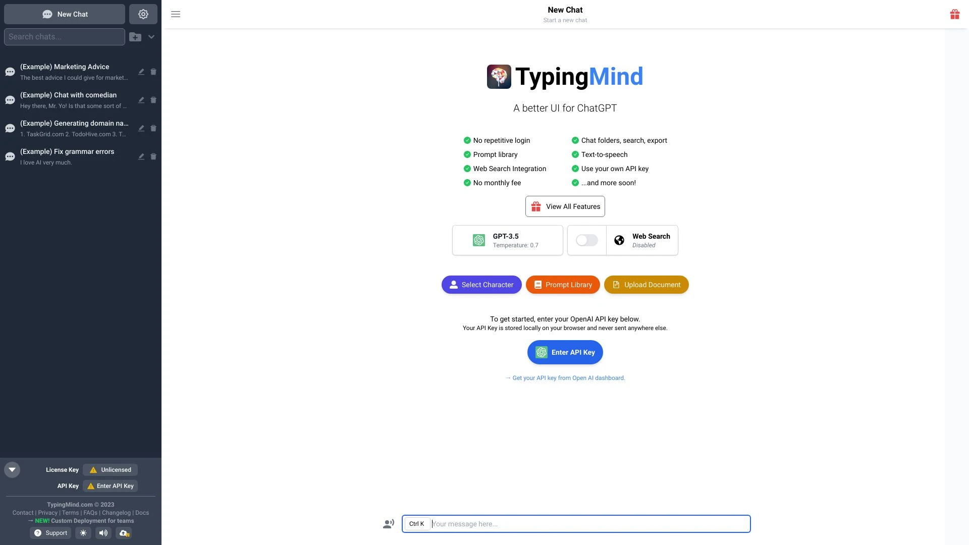 TypingMind - AI Tool Ocean