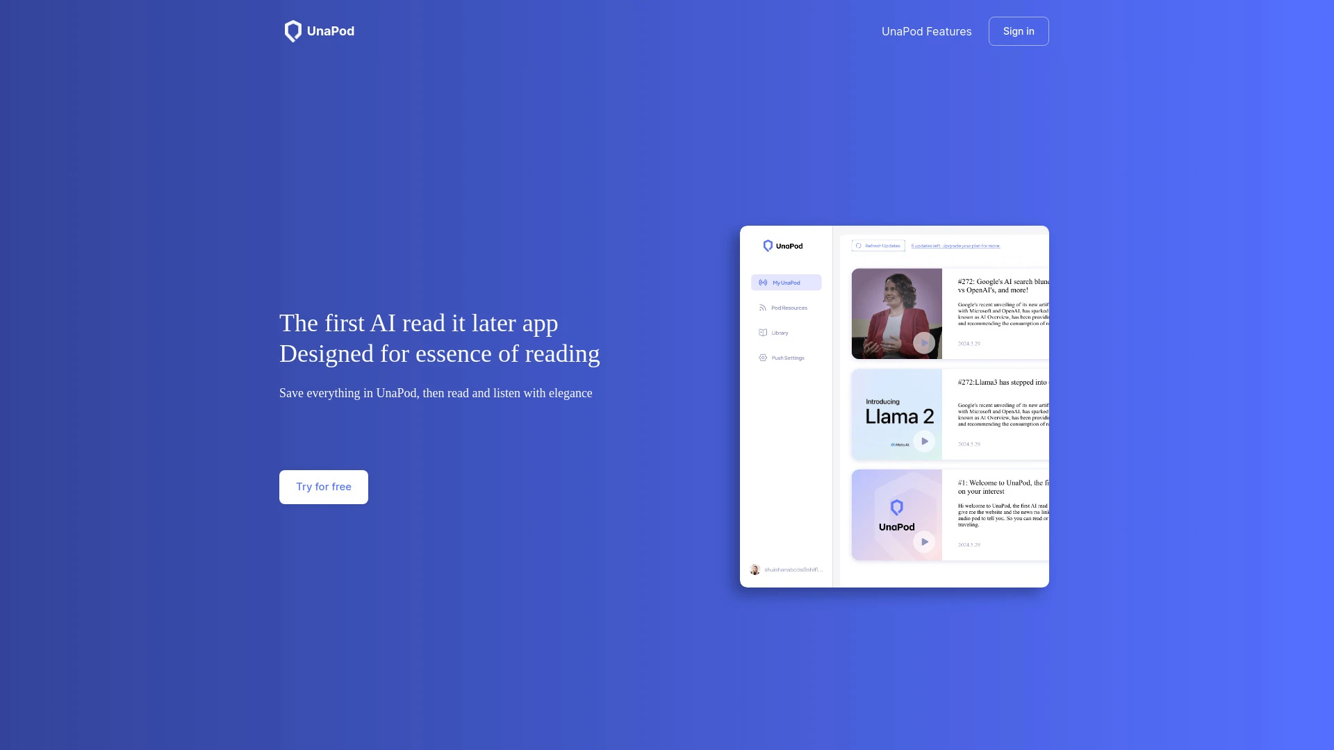 UnaPod - AI Tool Ocean