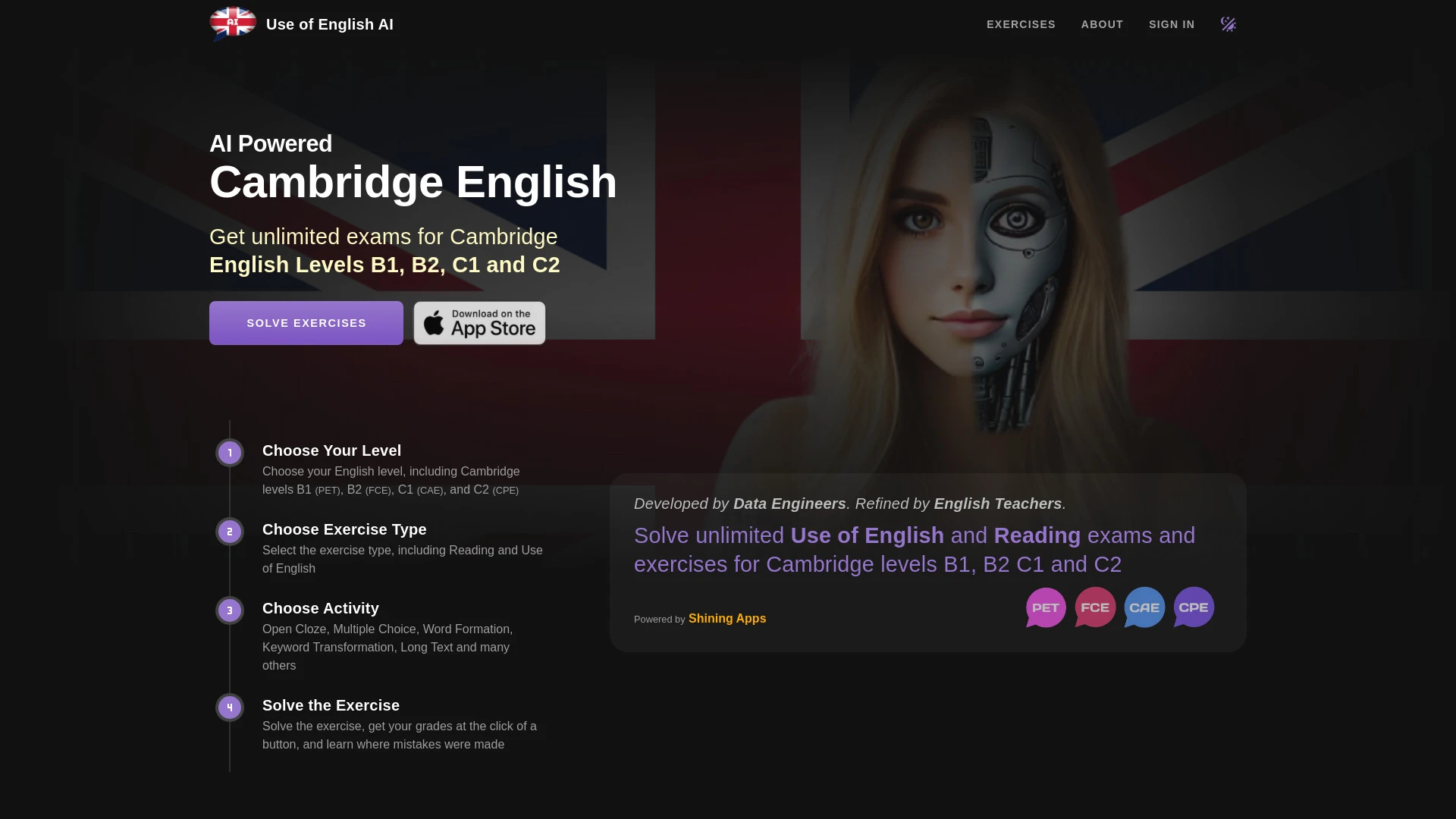 Use of English AI - AI Tool Ocean