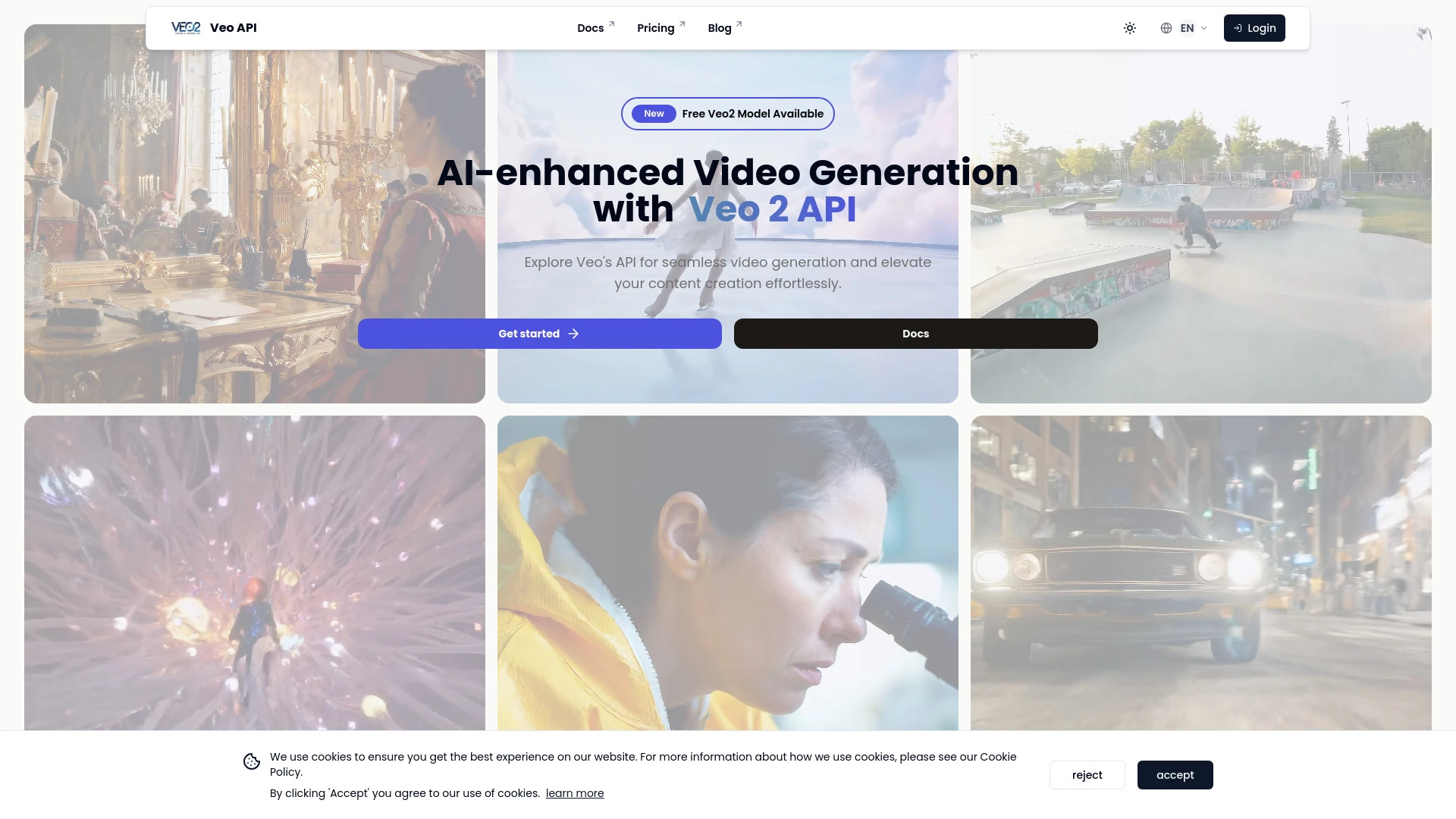 Veo2 API - AI Tool Ocean