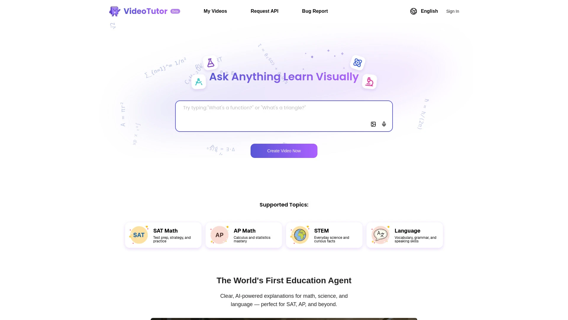 VideoTutor - AI Tool Ocean