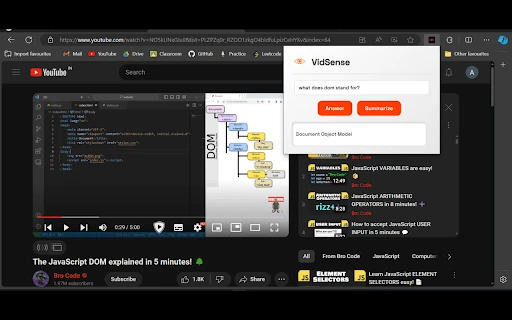 VidSense - Chrome Extension - AI Tool Ocean