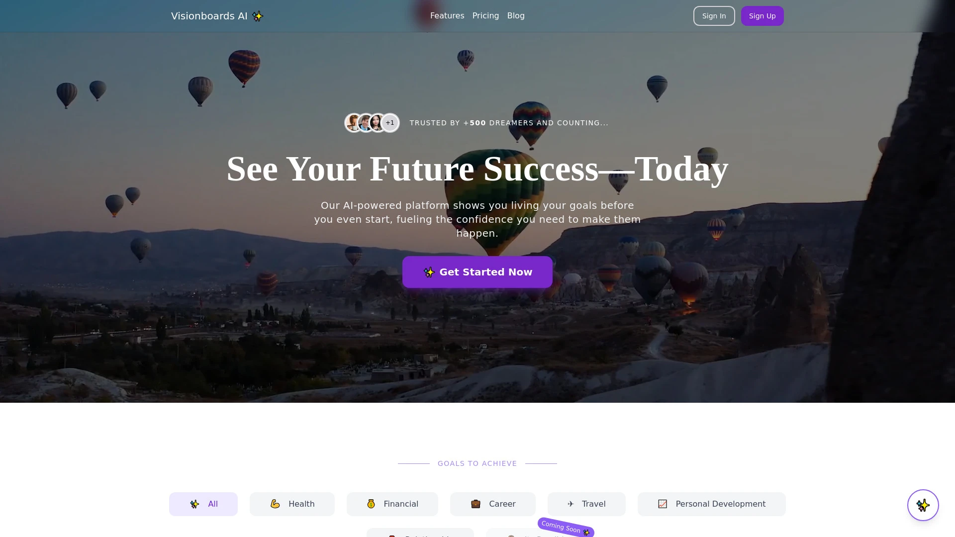 Vision Boards AI - AI Tool Ocean