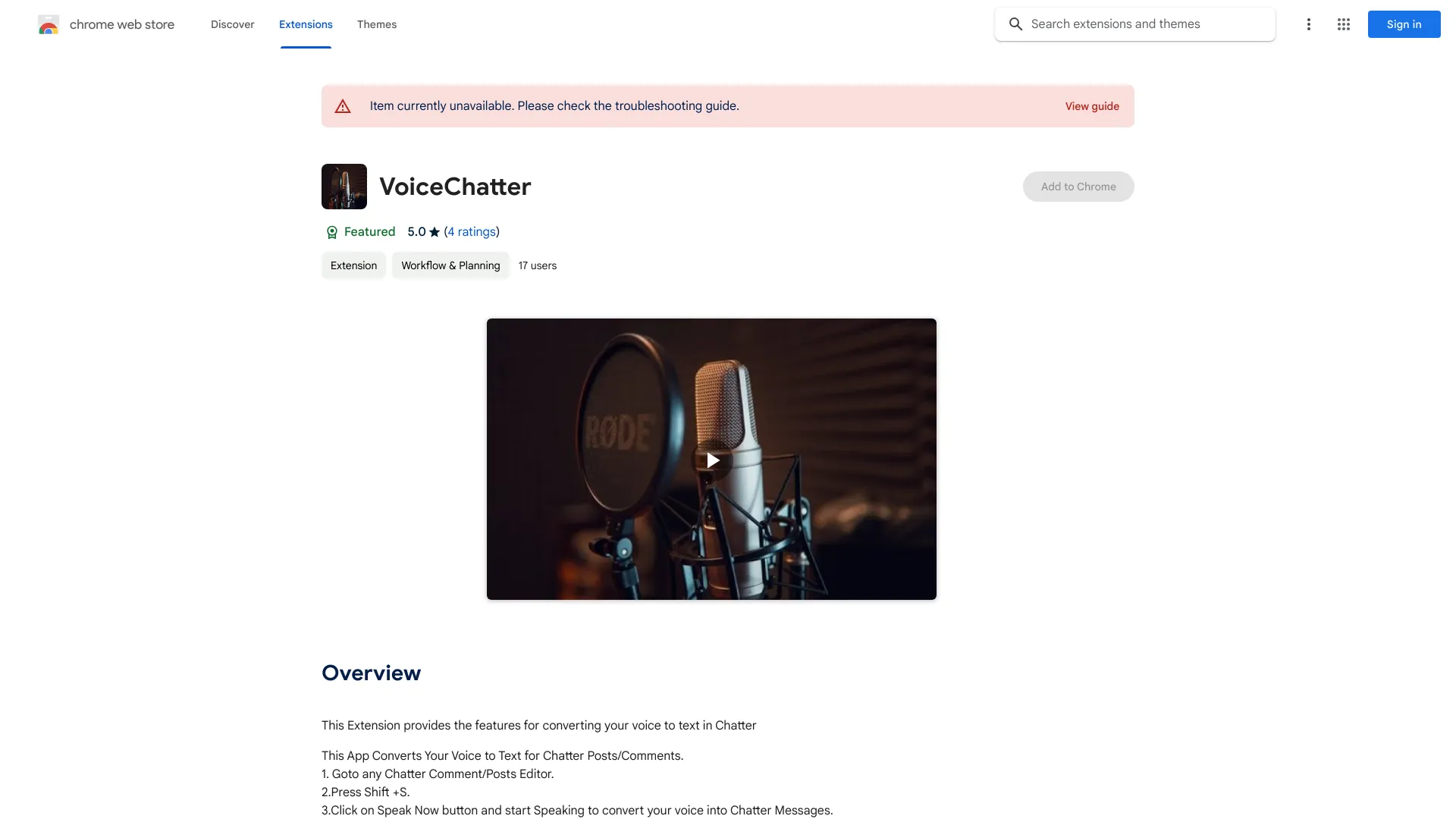 Voice to Chatter Converter - Chrome Extension - AI Tool Ocean