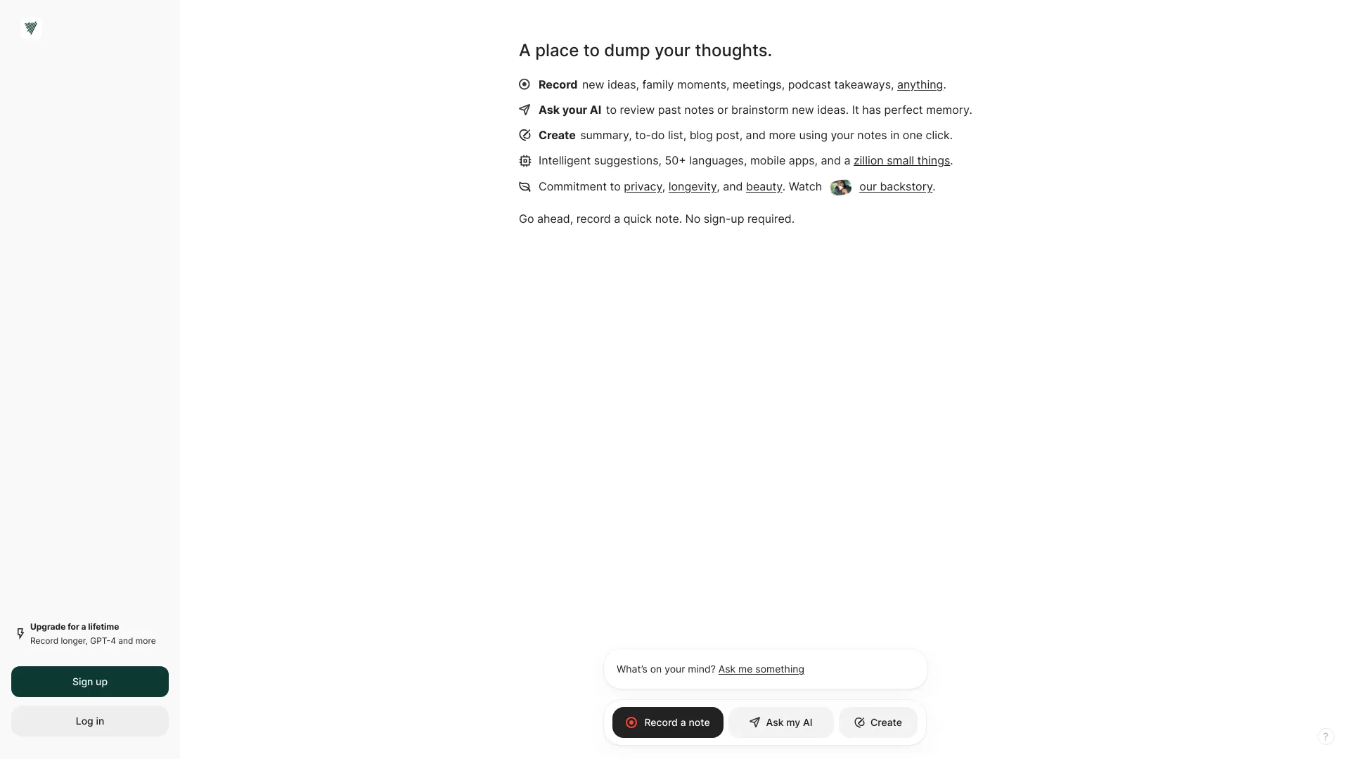 Voicenotes - AI Tool Ocean