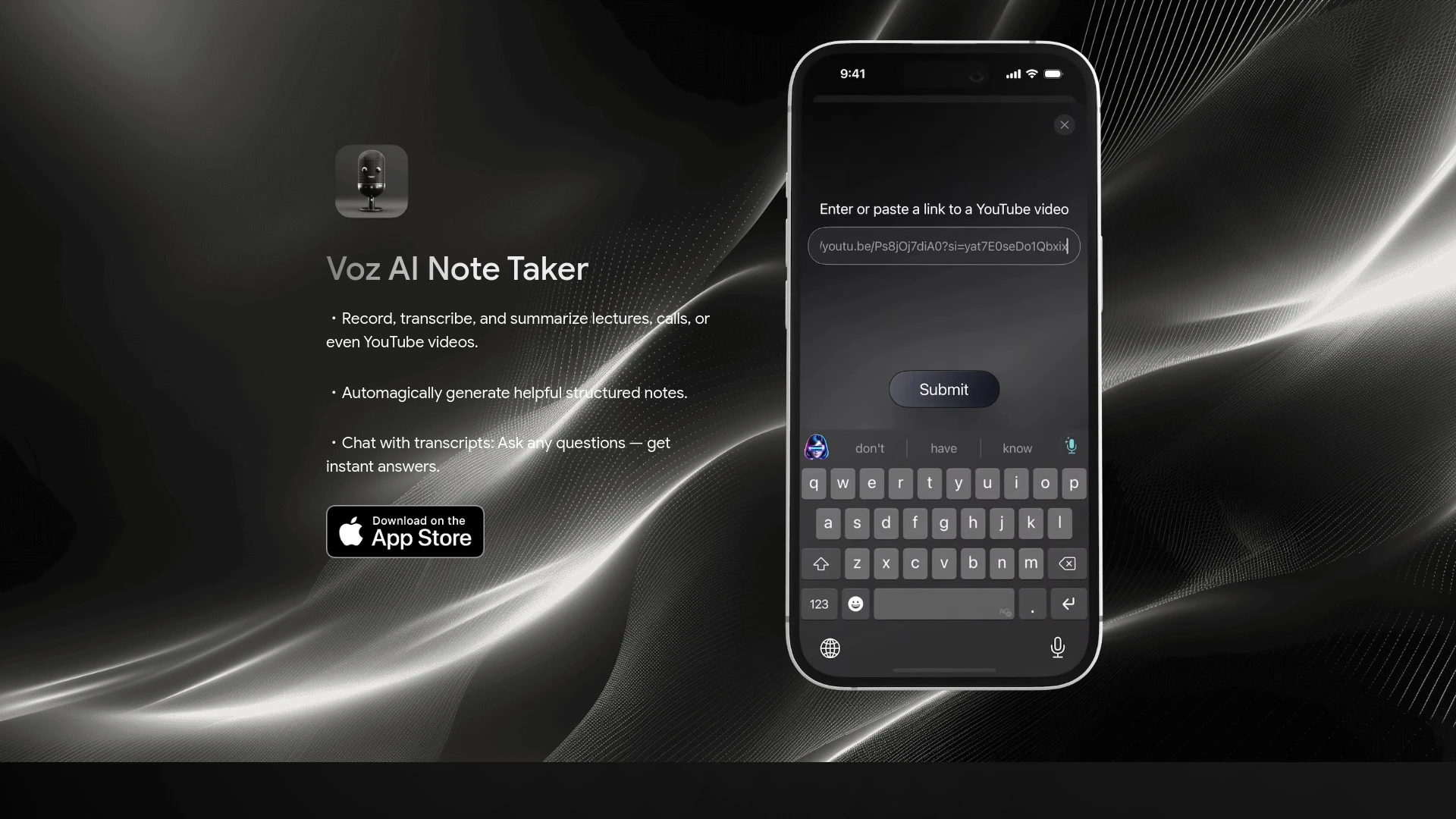 Voz AI Note Taker - AI Tool Ocean