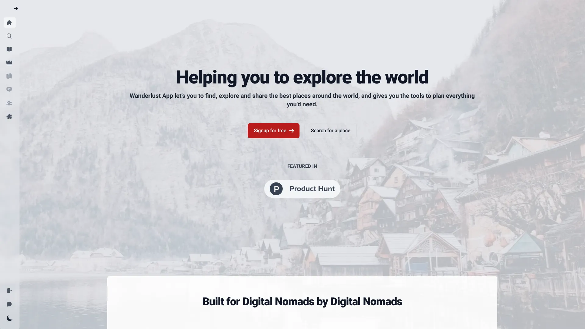 Wanderlust App - AI Tool Ocean