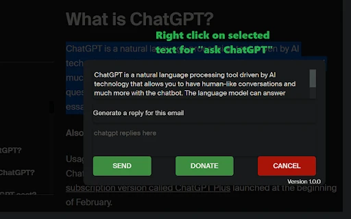 Web ChatGPT.ai - Chrome Extension - AI Tool Ocean
