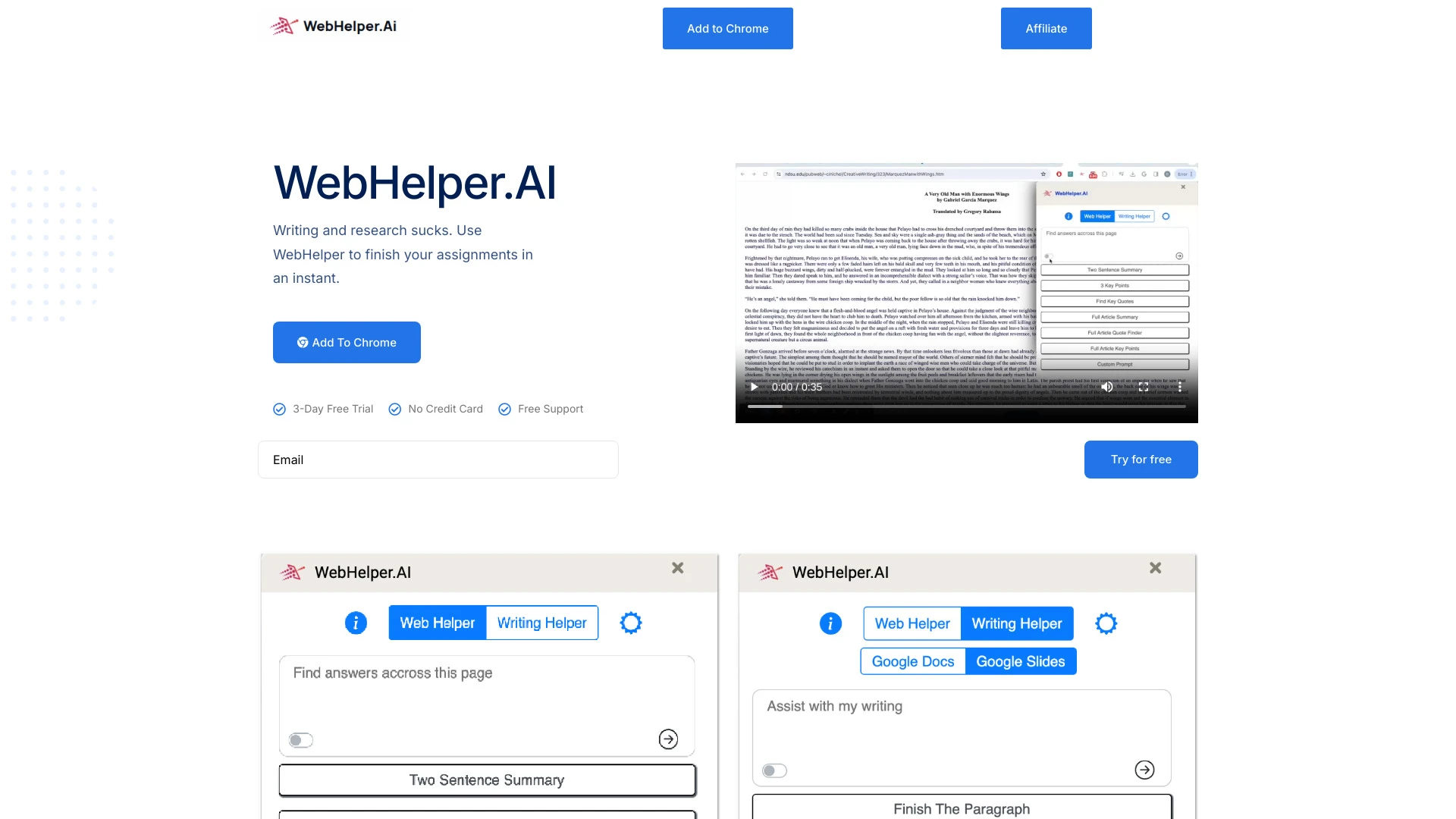 WebHelper.AI - AI Tool Ocean