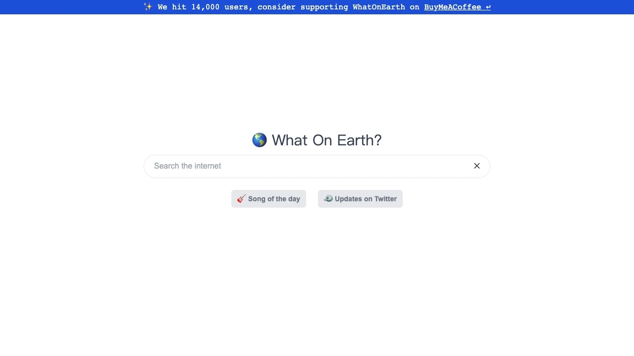 What On Earth? - AI Tool Ocean