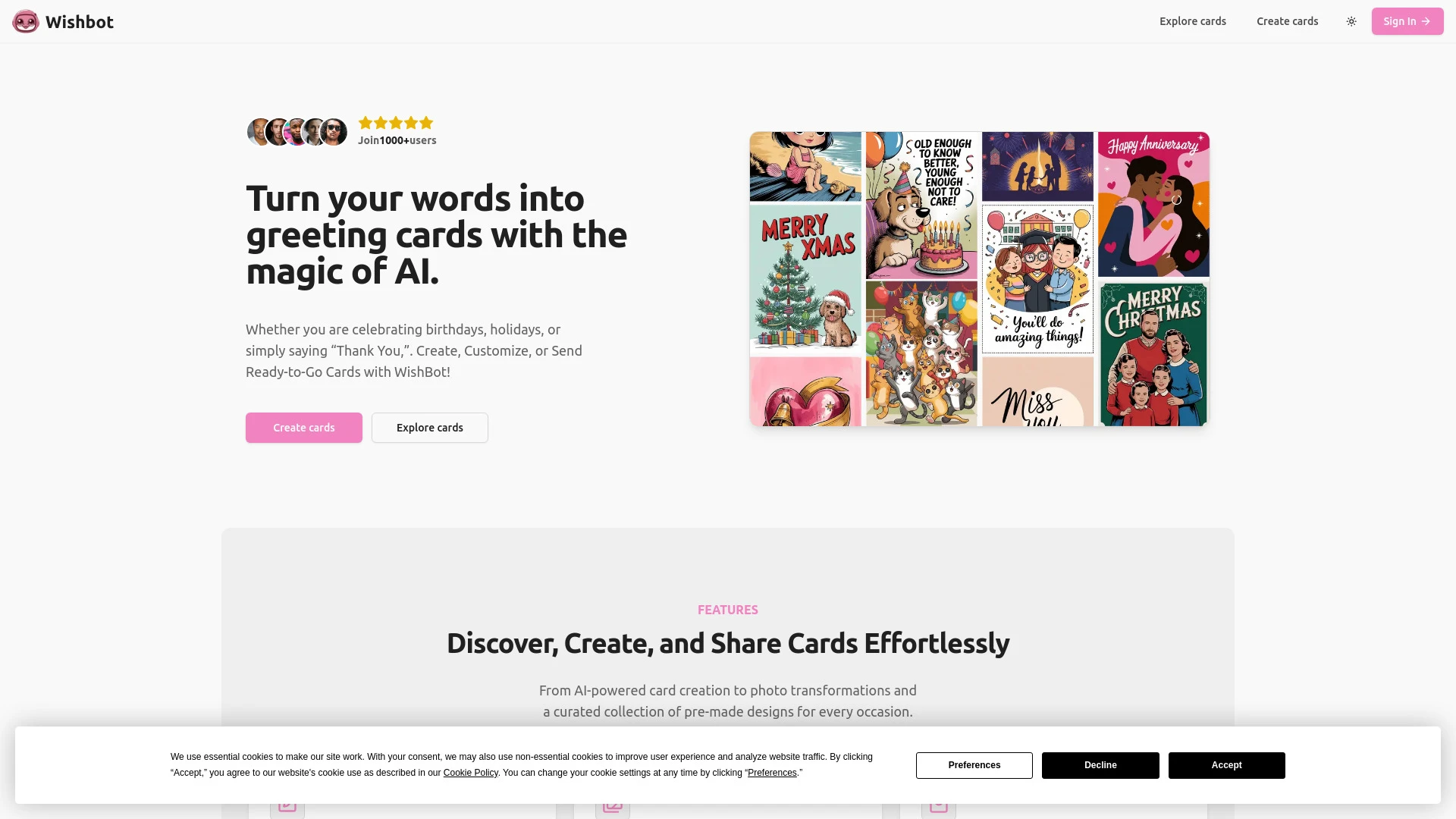 WishBot - AI Tool Ocean