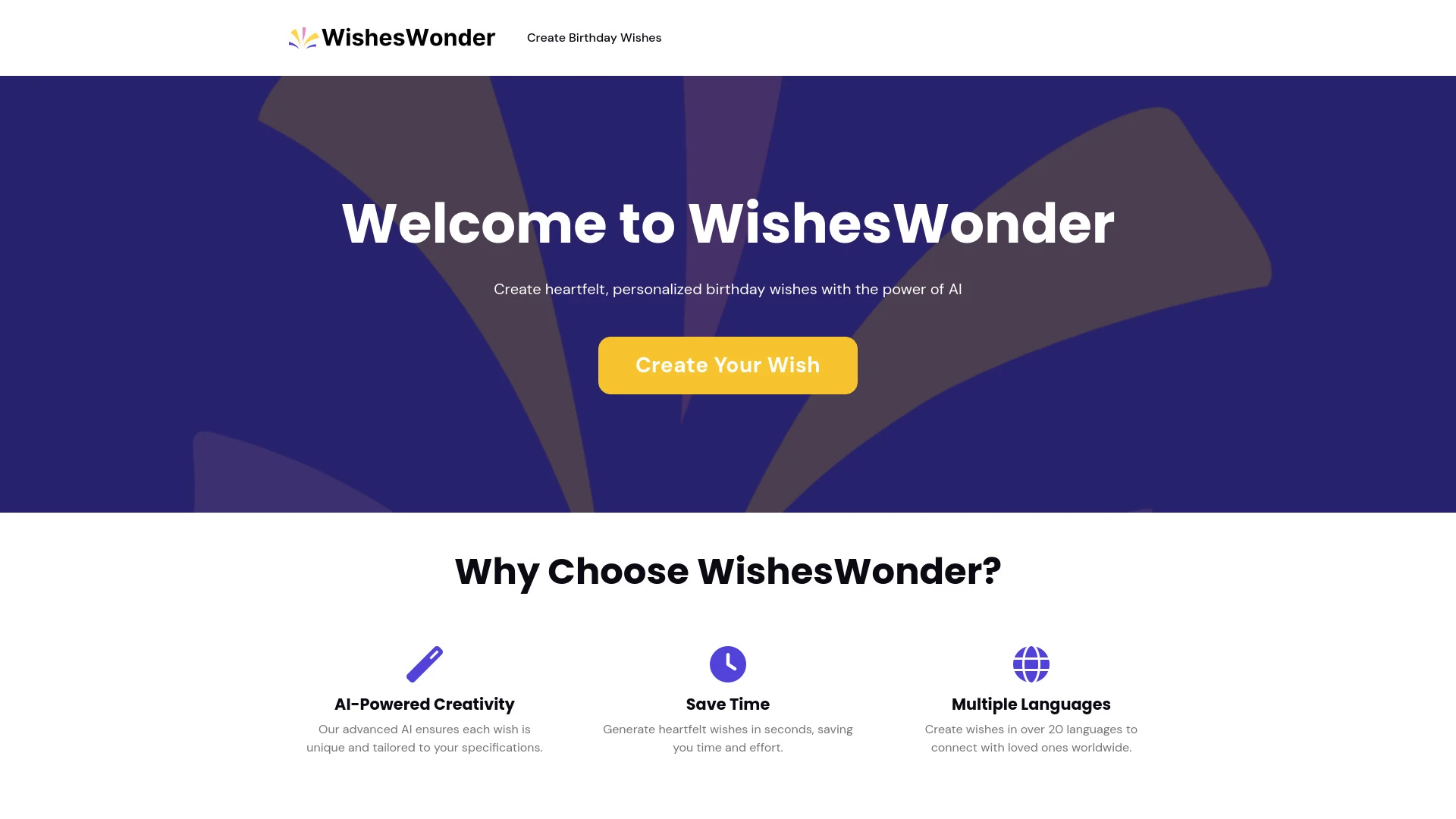 WishesWonder - AI Tool Ocean