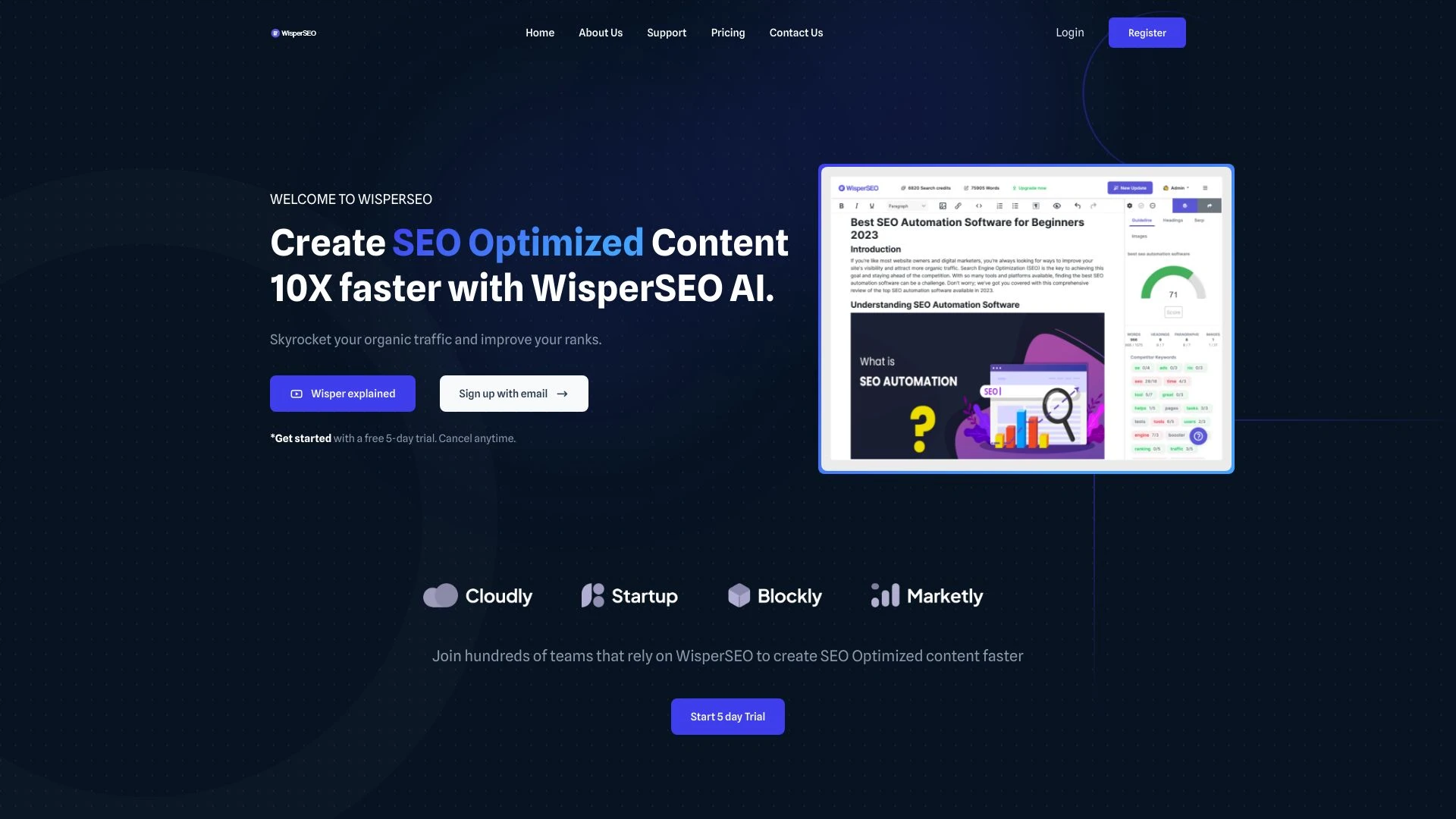 WisperSEO - AI Tool Ocean