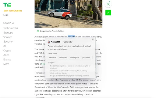 WordSensei - Chrome Extension - AI Tool Ocean