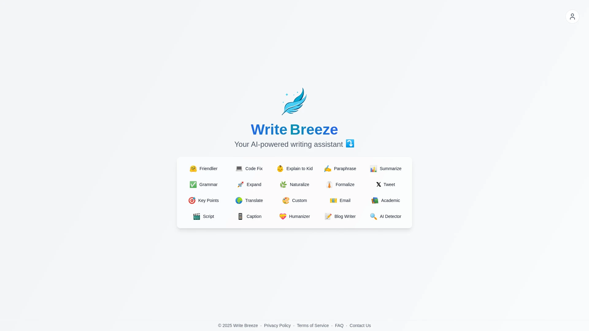 Write Breeze - AI Tool Ocean