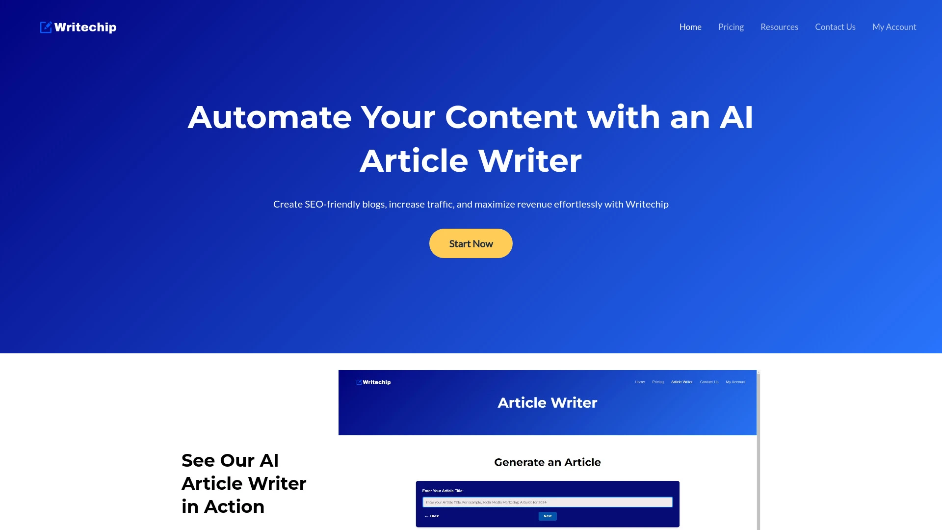 Writechip - AI Tool Ocean