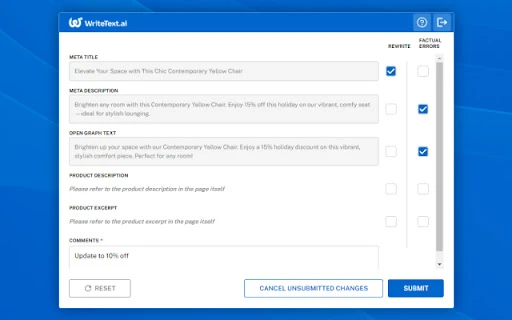 WriteText.ai Browser Extension - Chrome Extension - AI Tool Ocean