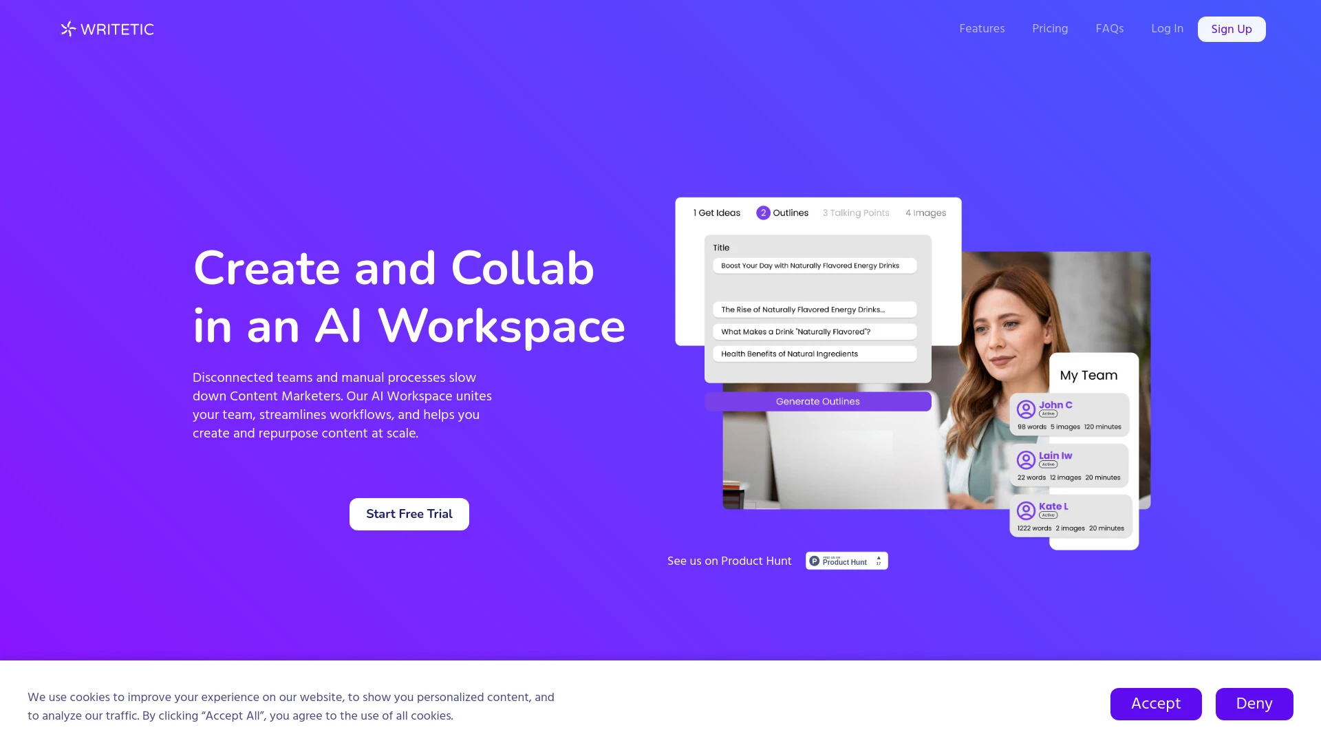 Writetic - AI Tool Ocean