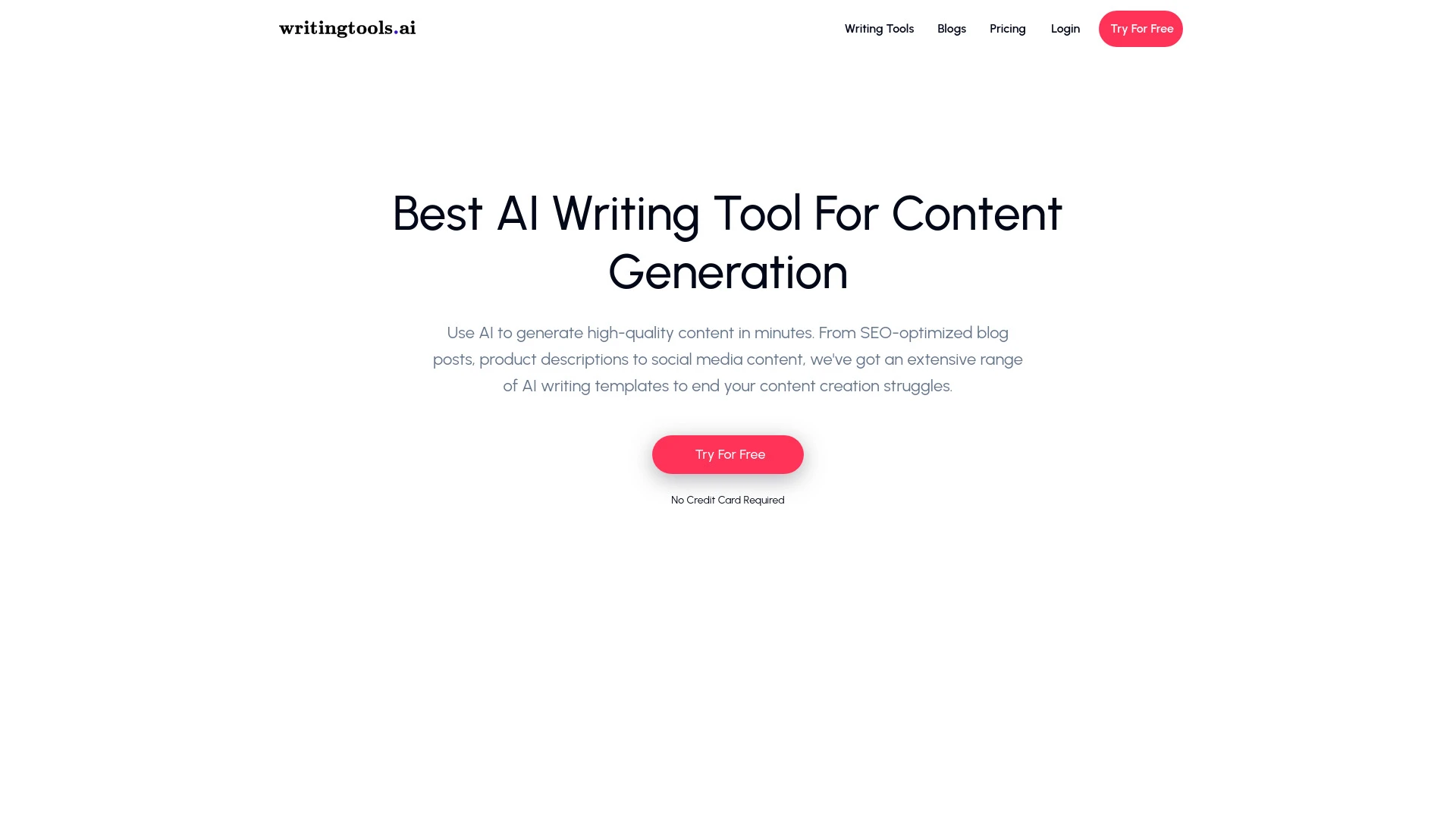 WritingTools.ai - AI Tool Ocean
