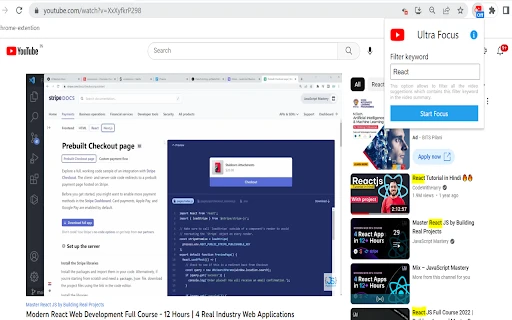 YouTube Ultra Focus Mode - Chrome Extension - AI Tool Ocean